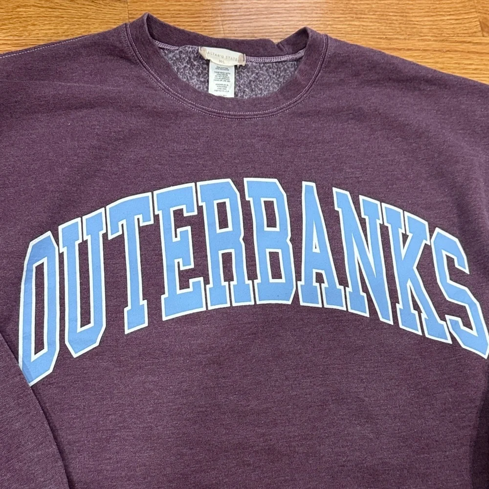 Altar'd State Plum Sweatshirt - Picture 3 of 3